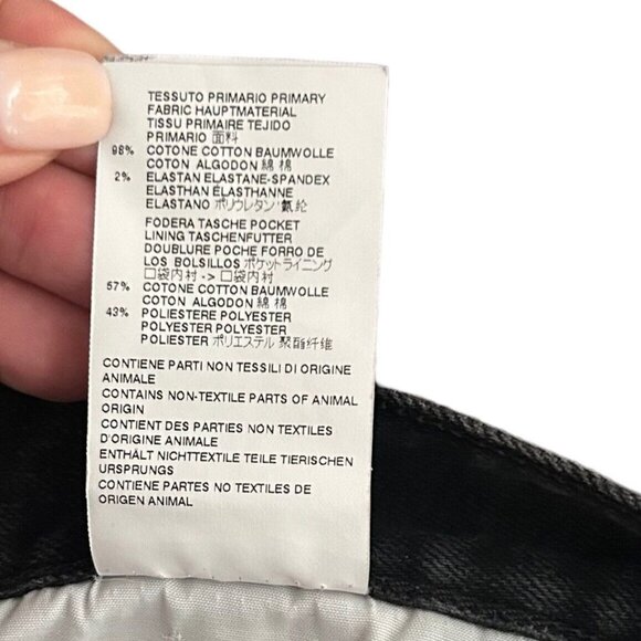 Marc Jacobs Women's Black Size 27 Medium Wash Denim Straight Slim Jeans - Picture 10 of 13